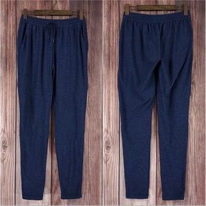 Outdoor Voices Sunday Womens Size Small Navy Blue Heathered Jogger Sweatpants